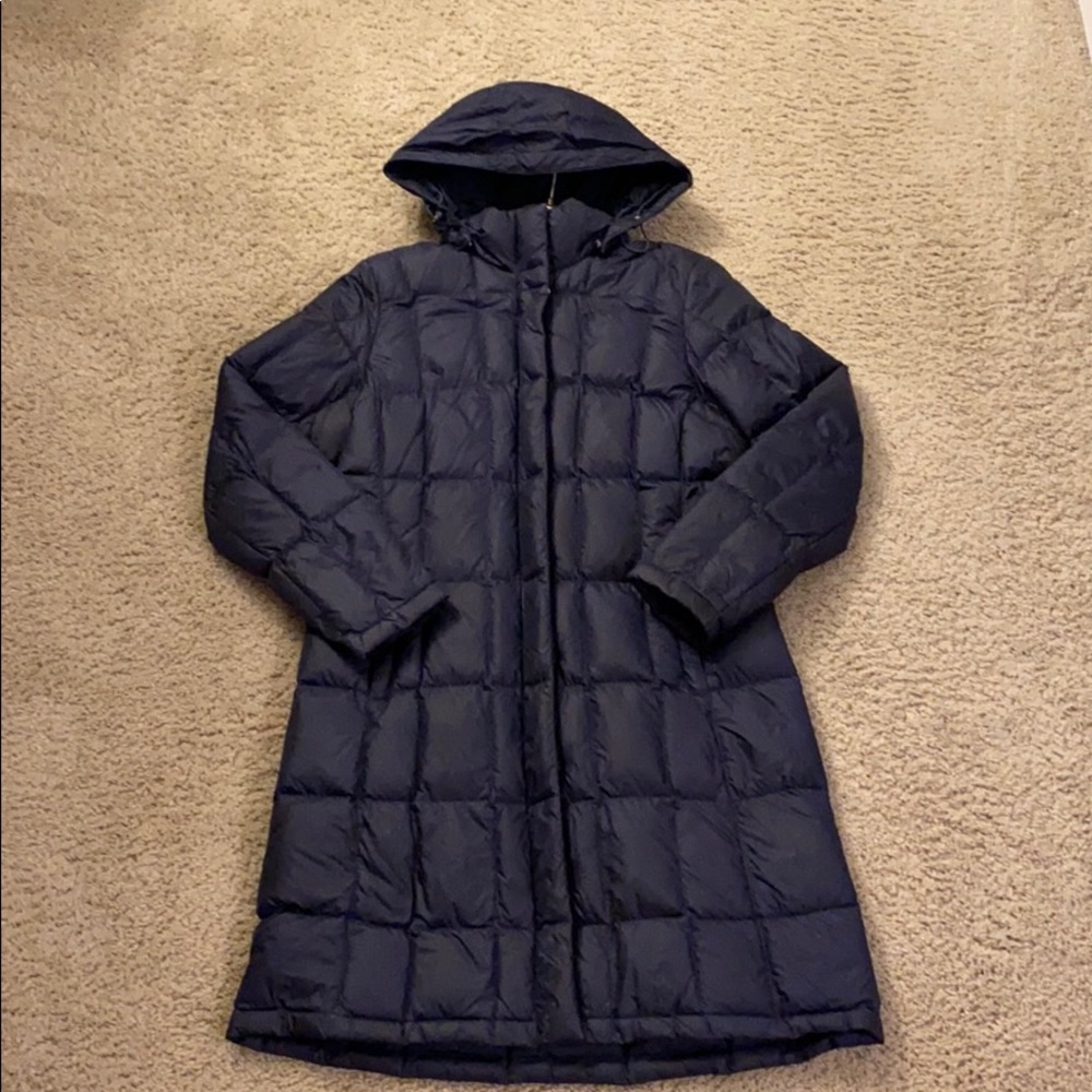 North Face Navy Blue Parka